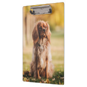 Porte-bloc Ruby Cavalier Le Roi Charles Spaniel Chien Chien (Gauche)