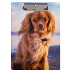 Porte-bloc Ruby Cavalier Le Roi Charles Spaniel Chien Chien