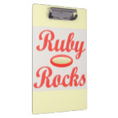 PORTE-BLOC RUBY ROCKS ROUGE ET PORTE - BLOC CRÈME (Swatch)