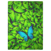 Porte-bloc Ruche bleue verte papillon | Porte - bloc papillon (Dos)