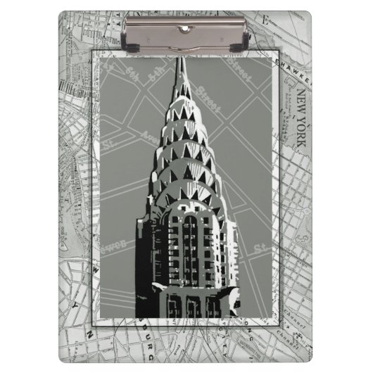 Porte-bloc Rues de New York avec l'Empire State Building (Devant)