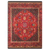Porte-bloc Rug perse rouge de Mashhad (Dos)