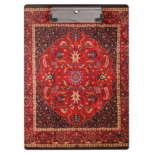 Porte-bloc Rug perse rouge de Mashhad (Devant)