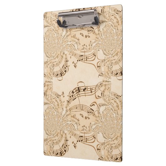 Porte-bloc Rustic Antique Musical Notes (Gauche)