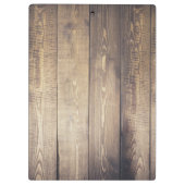 Porte-bloc Rustic Country Grange Bois & Antlers Photo Collage (Dos)