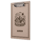 Porte-bloc Rustic Modern Mountain Custom  (Gauche)