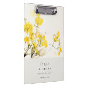 Porte-bloc Rustique Jaune Fleur sauvage Boho Floral Business (Swatch)
