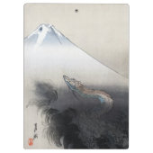 Porte-bloc Ryu Shoten : Dragon éblouissant sur Fuji, Japon (Dos)