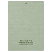 Porte-bloc Sage Green Fabric Texture (Dos)