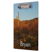 Porte-bloc Saguaro Sunset I Arizona Désert Paysage (Gauche)