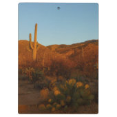 Porte-bloc Saguaro Sunset I Arizona Désert Paysage (Dos)