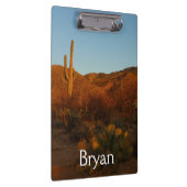 Porte-bloc Saguaro Sunset I Arizona Désert Paysage (Swatch)