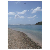 Porte-bloc Sailboat à la distance de St Thomas (Dos)