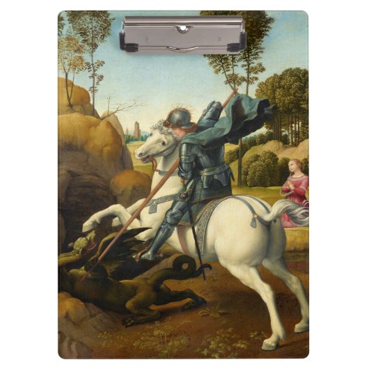Porte-bloc Saint George et le Dragon, 1506 par Raphael (Devant)