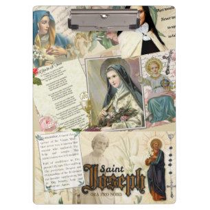 Porte-bloc Saint-Joseph Therese, Vierge Marie, Jésus