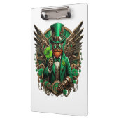 Porte-bloc Saint Patrick's Day trèfle à vapeur (Gauche)