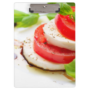 Porte-bloc Salade de Caprese. Tranches de tomate et de