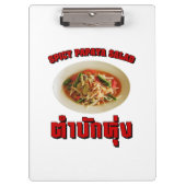 Porte-bloc Salade de Papaya épicé [Tam Mak Hung] Dialecte Isa (Devant)