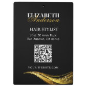 Porte-bloc Salon de beauté professionnel coiffeur (Dos)