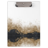 Porte-bloc Salon de coiffure Gold & Black (Devant)