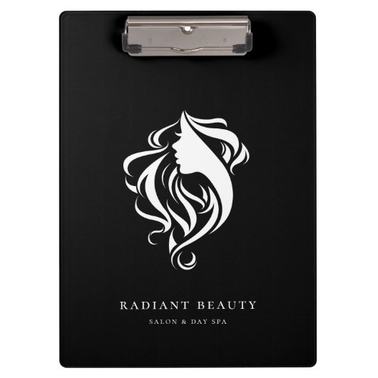 Porte-bloc Salon moderne Silhouette féminine Noir (Devant)