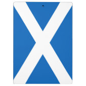 Porte-bloc Saltire ~ Drapeau de l'Ecosse (Dos)