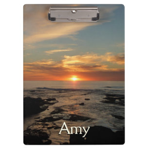 Porte-bloc San Diego Sunset II California Seascape