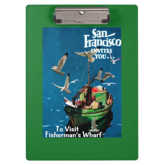 Porte-bloc San Francisco, le quai de CaliforniaFisherman (Devant)