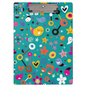 Porte-bloc sarcelle d'hiver de motif de bande dessinée
