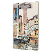 Porte-bloc Sargent - Un pont et un Campanile, Venise, (Gauche)