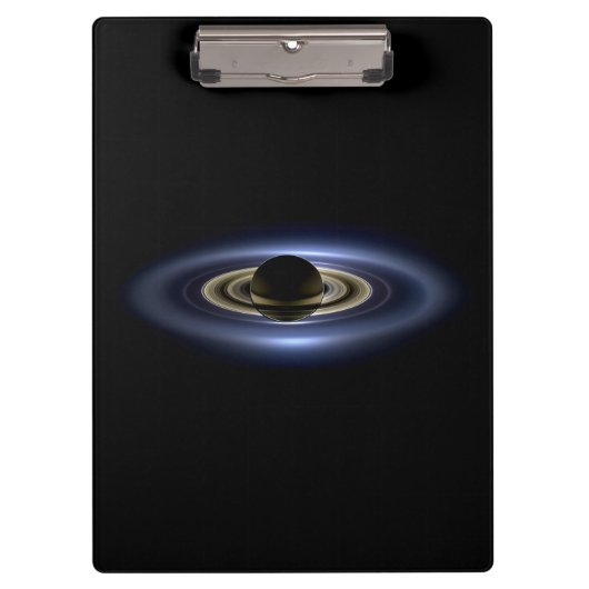 Porte-bloc Saturne Éclipse le Soleil de Cassini Orbiter (Devant)
