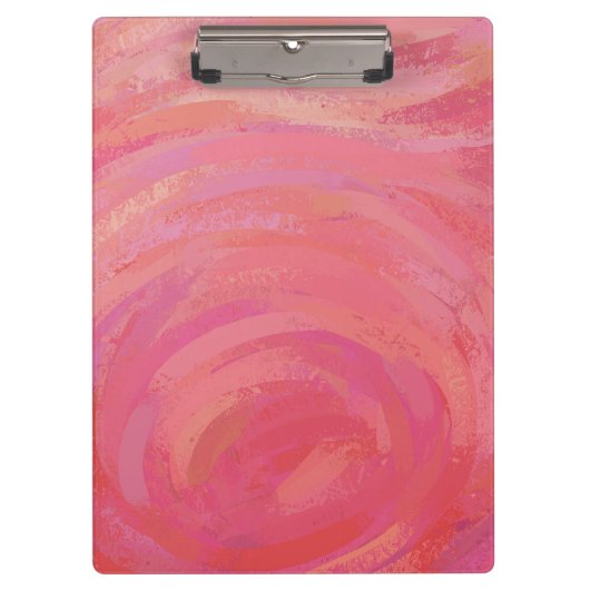 Porte-bloc Saumon Swirl (Devant)