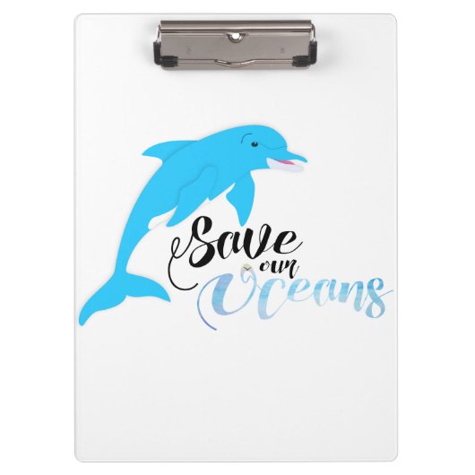 Porte-bloc Sauvez nos océans (Devant)