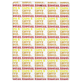 Porte-bloc Saveloy, chips & Curry Sauce. (Dos)