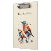 Porte-bloc Scandi Aviary Duet, personnalisé (Gauche)