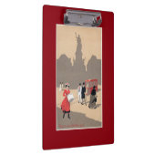 Porte-bloc Scène d'art déco de Place de la Republique (Swatch)