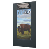 Porte-bloc Scène de bison - Fairwell, Alaska (Gauche)