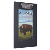 Porte-bloc Scène de bison - jonction de delta, Alaska (Swatch)
