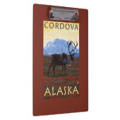 Porte-bloc Scène de caribou - Cordova, Alaska (Swatch)