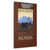 Porte-bloc Scène de caribou - Ketchikan, Alaska (Swatch)