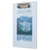 Porte-bloc Scène de glacier - Cordova, Alaska (Gauche)