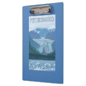 Porte-bloc Scène de glacier - Pétersbourg, Alaska (Gauche)