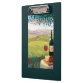 Porte-bloc Scène de pays de MassachusettsWine (Gauche)