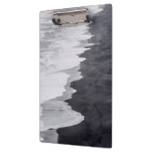 Porte-bloc Scène de plage en noir et blanc (Gauche)