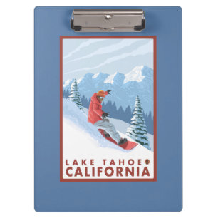 Porte-bloc Scène de surfeur - le lac Tahoe, la Californie