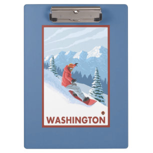 Porte-bloc Scène de surfeur - Washington