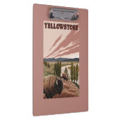 Porte-bloc Scène de YellowstoneBison (Swatch)