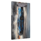 Porte-bloc Scène dynamique de course urbaine bleue (Swatch)