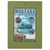 Porte-bloc Scènes d'état du Montana (Dos)