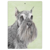 Porte-bloc Schnauzer (Giant, Standard) Peinture - Chien Art (Dos)